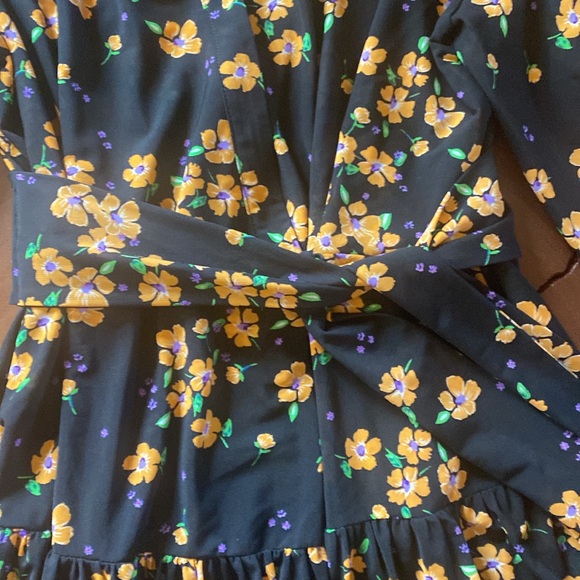 CAbi Debut Wrap Dress in Fiesta Floral (Style 5945), Size M - Picture 5 of 8